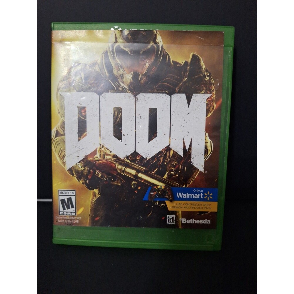 Xbox One Doom Video Game In Box No Scratches